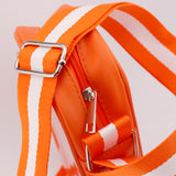 ORANGE AND WHITE - Small Concert Bag