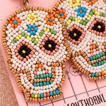 SKULL CANDY - Beaded Earrings