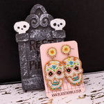 SKULL CANDY - Beaded Earrings