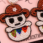 COWBOY CUTIE - Beaded Earrings