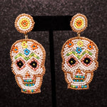 SKULL CANDY - Beaded Earrings