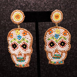 SKULL CANDY - Beaded Earrings