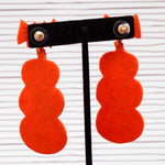 PUMPKIN BOOS - Beaded Earrings