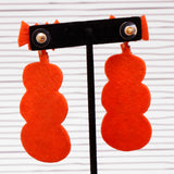 PUMPKIN BOOS - Beaded Earrings