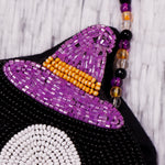 SWINGING SPIDER - Beaded Crossbody Bag