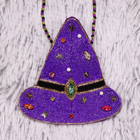 WITCH'S HAT - Beaded Crossbody Bag