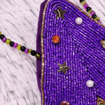 WITCH'S HAT - Beaded Crossbody Bag