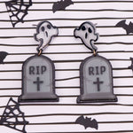 SCARED FROM THE GRAVE - Acrylic Earrings