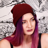 9 LIVES - Distressed Beanie