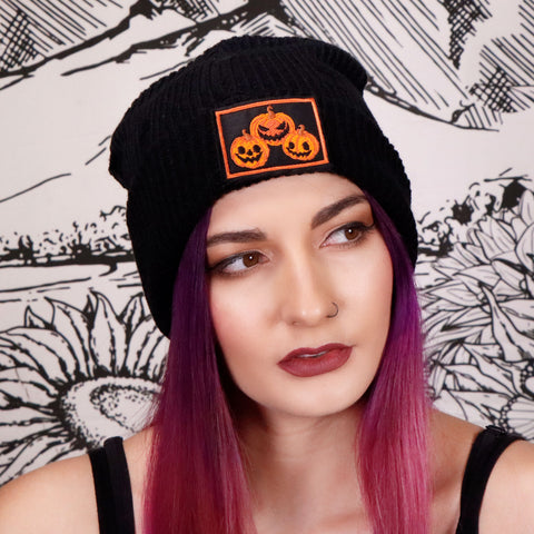 PUMPKIN PATCH - Distressed Beanie