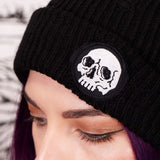 SKULL NIGHT - Distressed Beanie