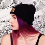 BLACK THORN - Distressed Beanie