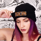 BLACK THORN - Distressed Beanie