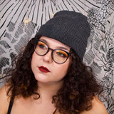 GREY - Distressed Beanie