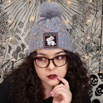 FOLLOW THE WHITE RABBIT - Pom Pom Beanie