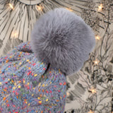 FOLLOW THE WHITE RABBIT - Pom Pom Beanie