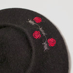 ROSE BARBED WIRE- Beret