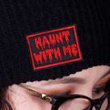 HAUNT WITH ME - Distressed Beanie