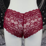 STRAPPY SNAPDRAGON CRIMSON - Hipster Panty