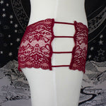 STRAPPY SNAPDRAGON CRIMSON - Hipster Panty