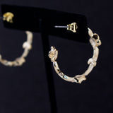 FEELING ROSY - Hoop Earrings